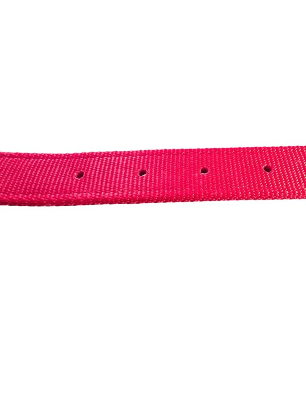 Coastal Red Nylon Dog Collar With Metal Buckle & D-Ring 20